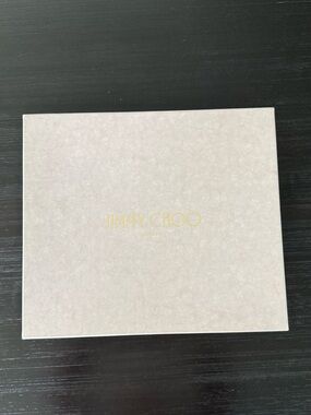Jimmy Choo Beige Box with Gold Logo
